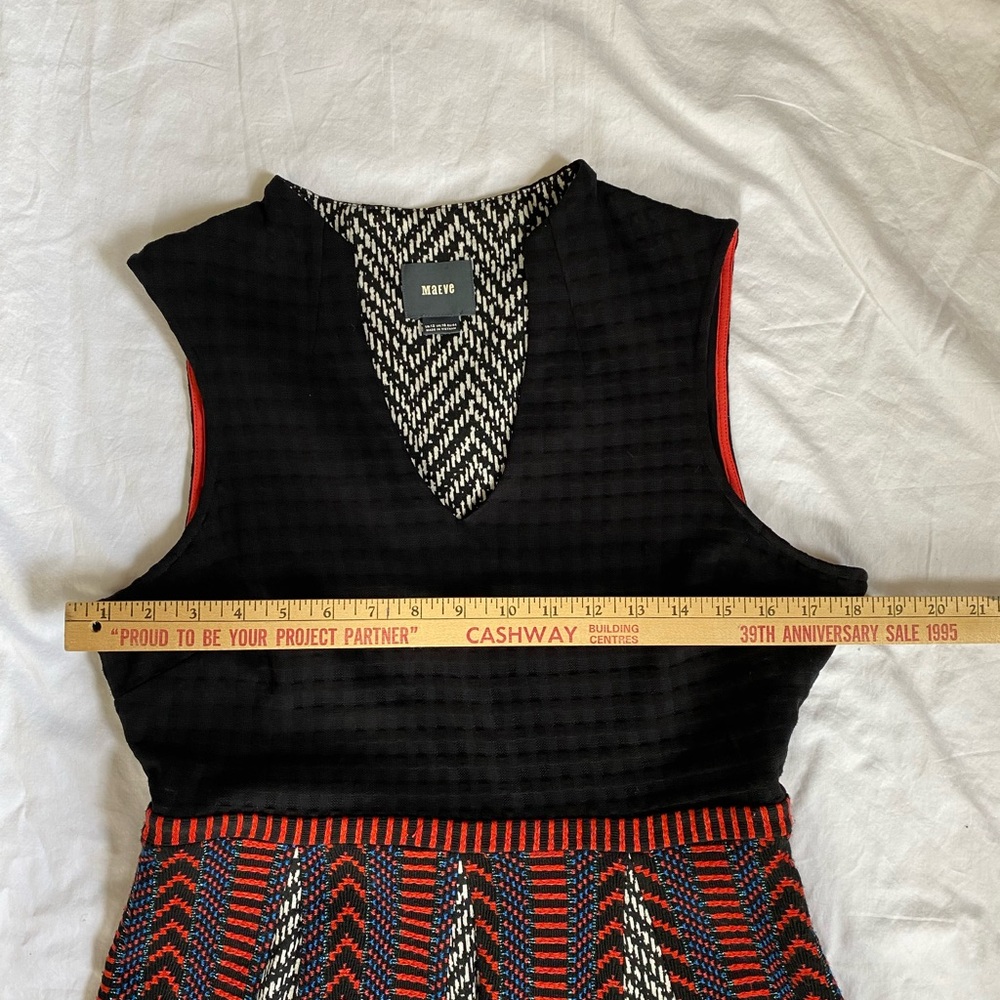 Maeve Black and Red Midi Dress - Picture 14 of 16